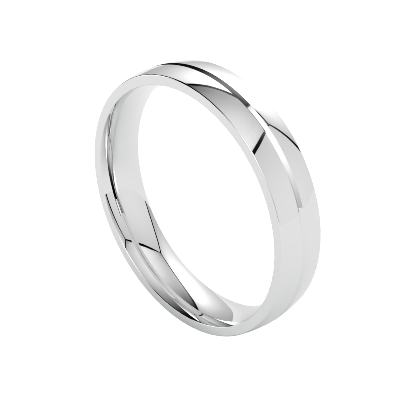 ponadczasowe złote obrączki ślubne 585 z białego złota